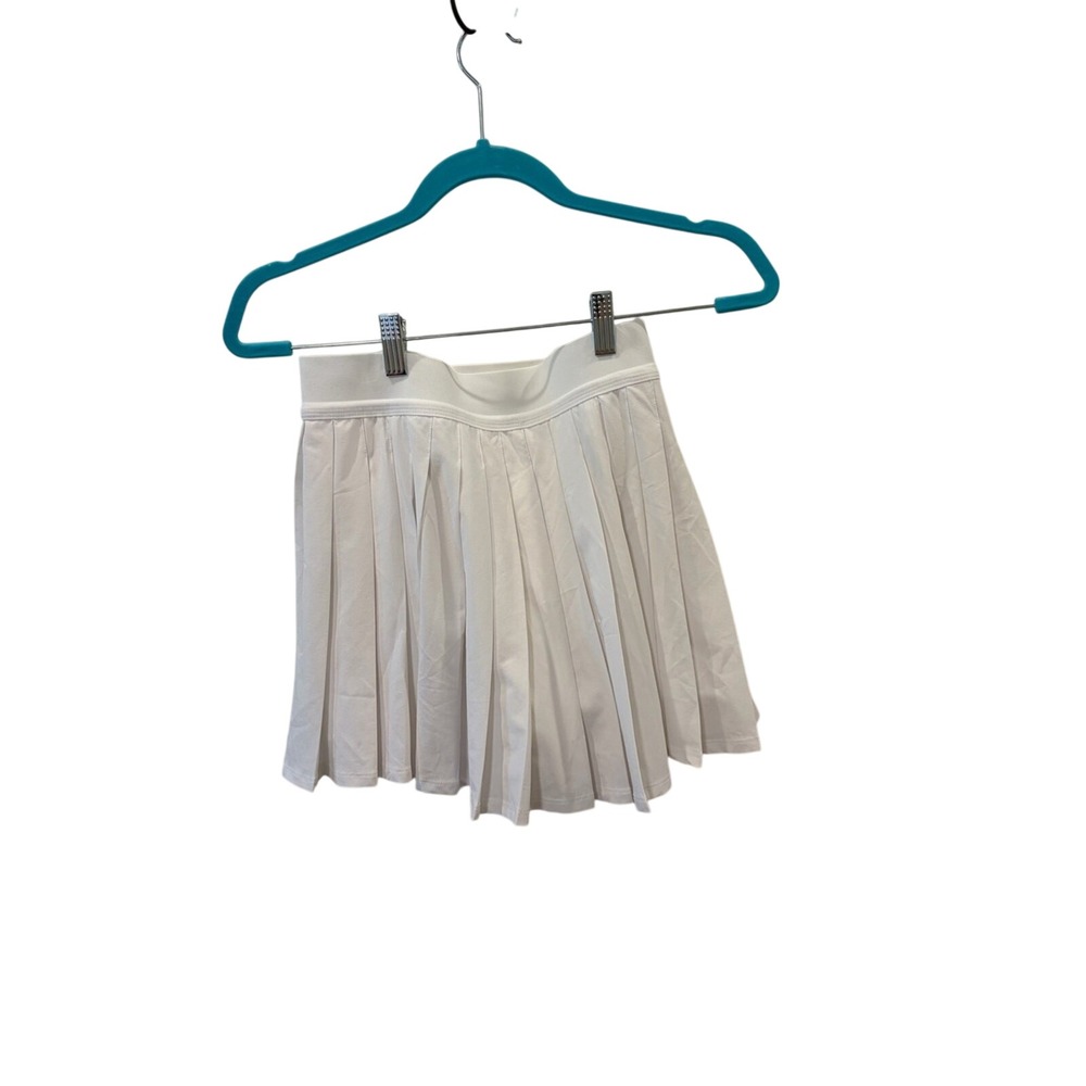 All In Motion Womens White Pleated‎ Tennis Skort Skirt Size S Activewear Sporty
